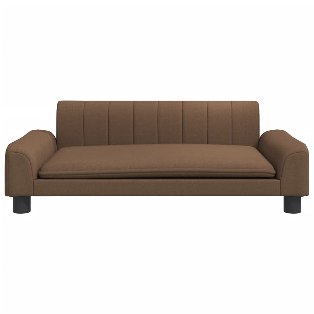 Vidaxl Hundekorb 90x53x30 cm Stoff braun