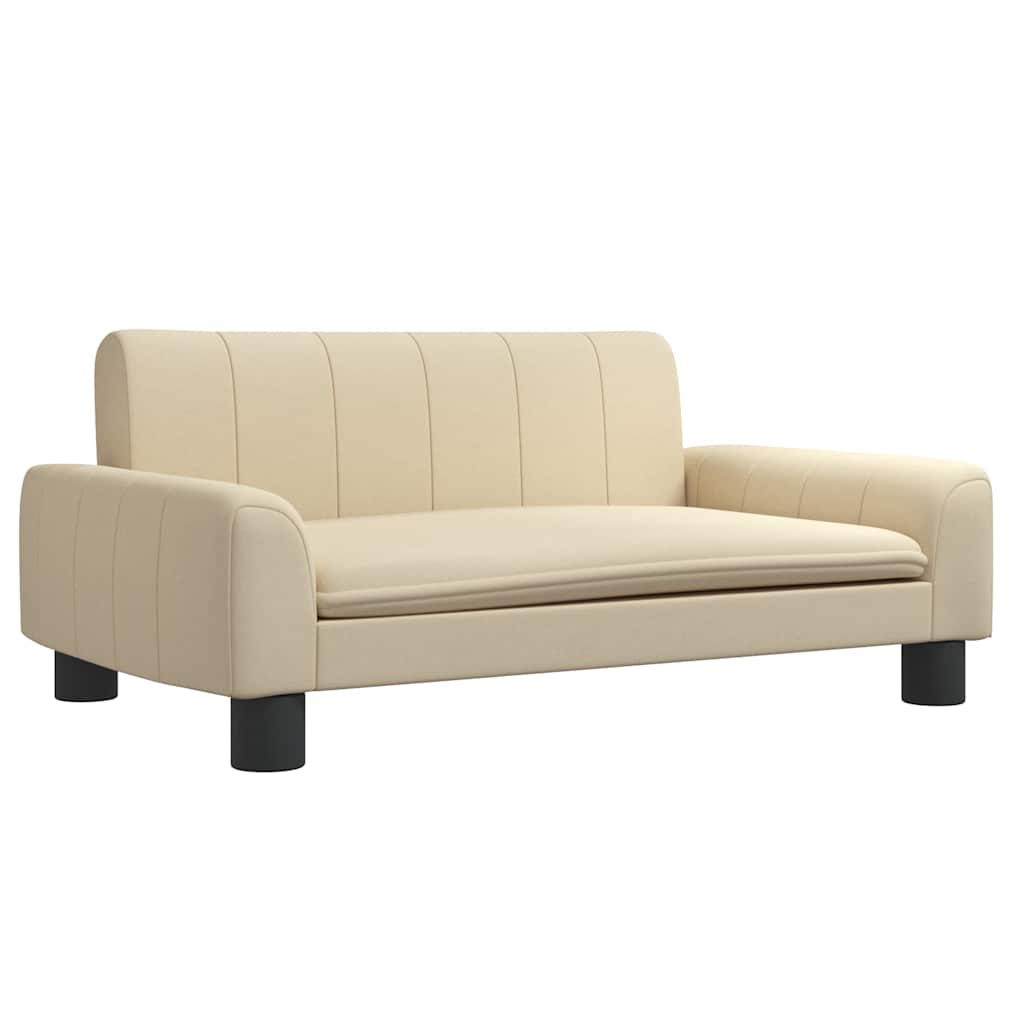 Vidaxl Hundekorb 70x45x30 cm Stoffcreme -Colored