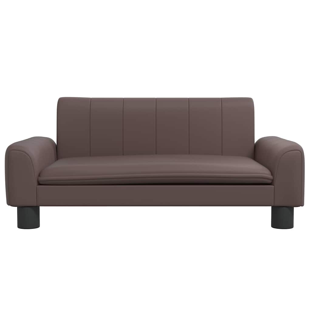 Vidaxl Hundekorb 70x45x30 cm künstliches Lederbraun