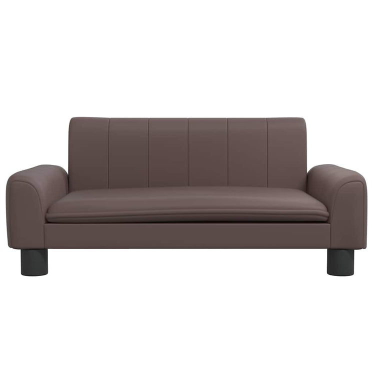 Vidaxl Hundekorb 70x45x30 cm künstliches Lederbraun