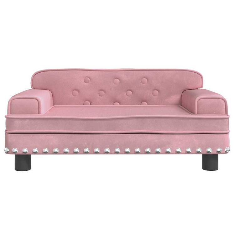 Vidaxl Hundekorb 70x45x30 cm Velvet Pink