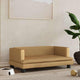 Vidaxl Hundekorb 80x45x30 cm Samtbraun