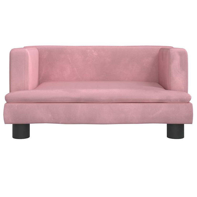 Vidaxl Hundekorb 60x40x30 cm Velvet Pink