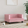 Vidaxl Hundekorb 60x40x30 cm Velvet Pink