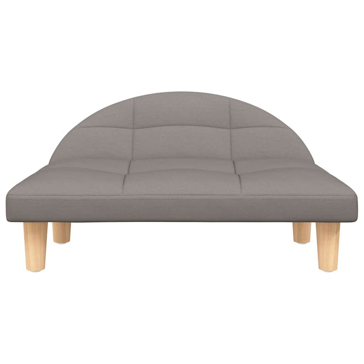 Vidaxl Hundekorb 70x52x30 cm Stofftaupe