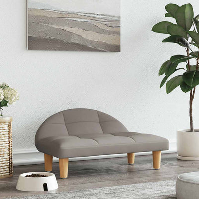 Vidaxl Hundekorb 70x52x30 cm Stofftaupe