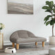 Vidaxl Hundekorb 70x52x30 cm Stofftaupe
