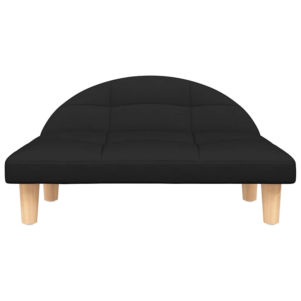 Vidaxl Hundekorb 70x52x30 cm Stoff schwarz