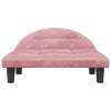 Vidaxl Hundekorb 70x52x30 cm Velvet Pink