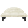 VIDAXL Hundekorb 70x52x30 cm Samtcreme -Colored