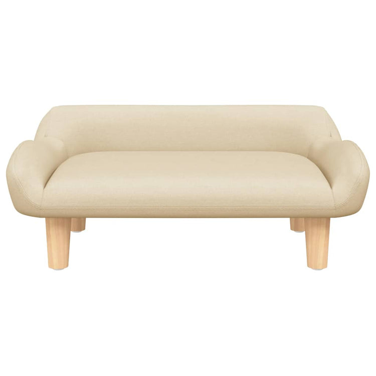 Vidaxl Hundekorb 70x40x24 cm Stoffcreme -Colored