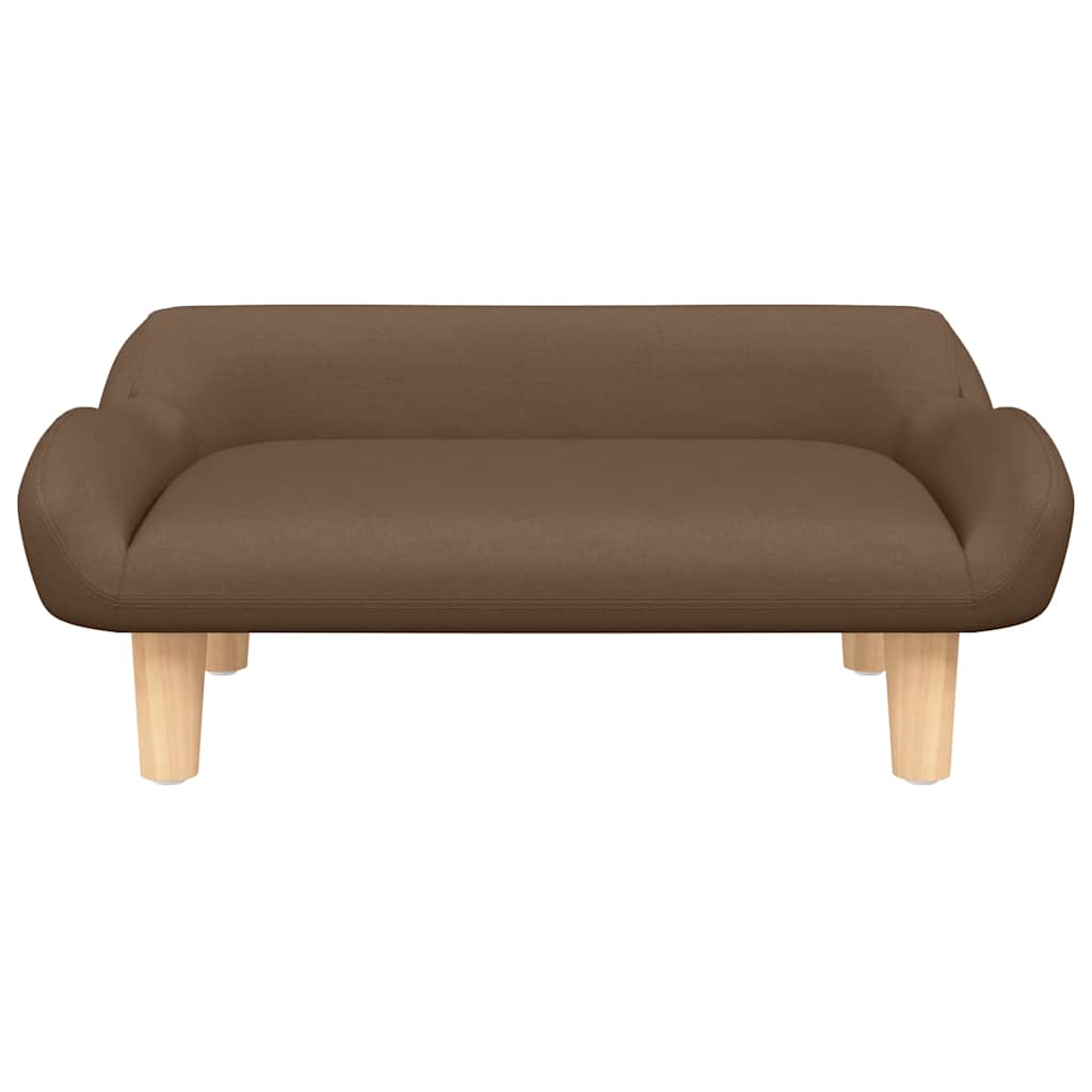 Vidaxl Hundekorb 70x40x24 cm Stoff braun