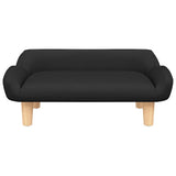 Vidaxl Hundekorb 70x40x24 cm Stoff schwarz - afbeelding 3