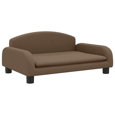 Vidaxl Hundekorb 70x45x30 cm Stoff braun