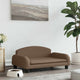 Vidaxl Hundekorb 70x45x30 cm Stoff braun