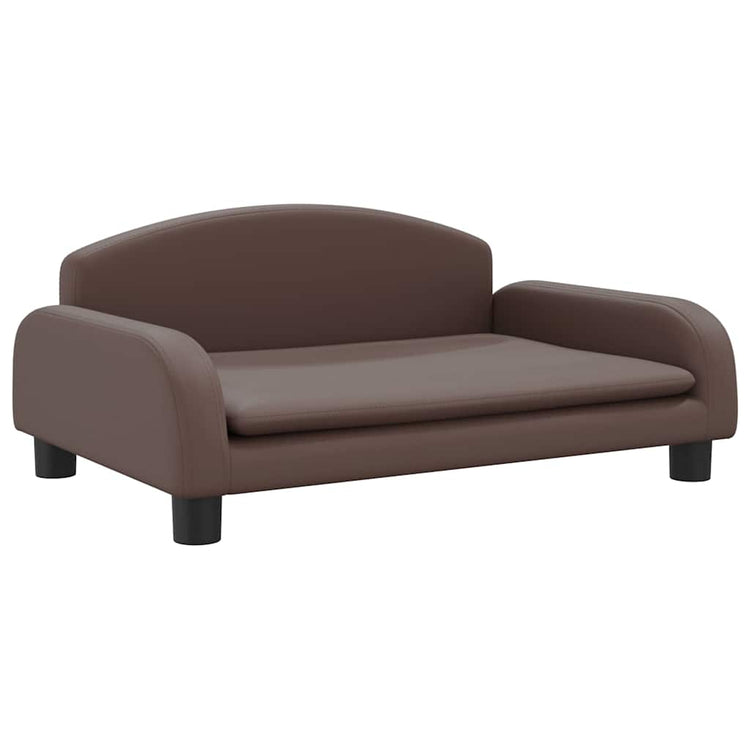 Vidaxl Hundekorb 70x45x30 cm künstliches Lederbraun