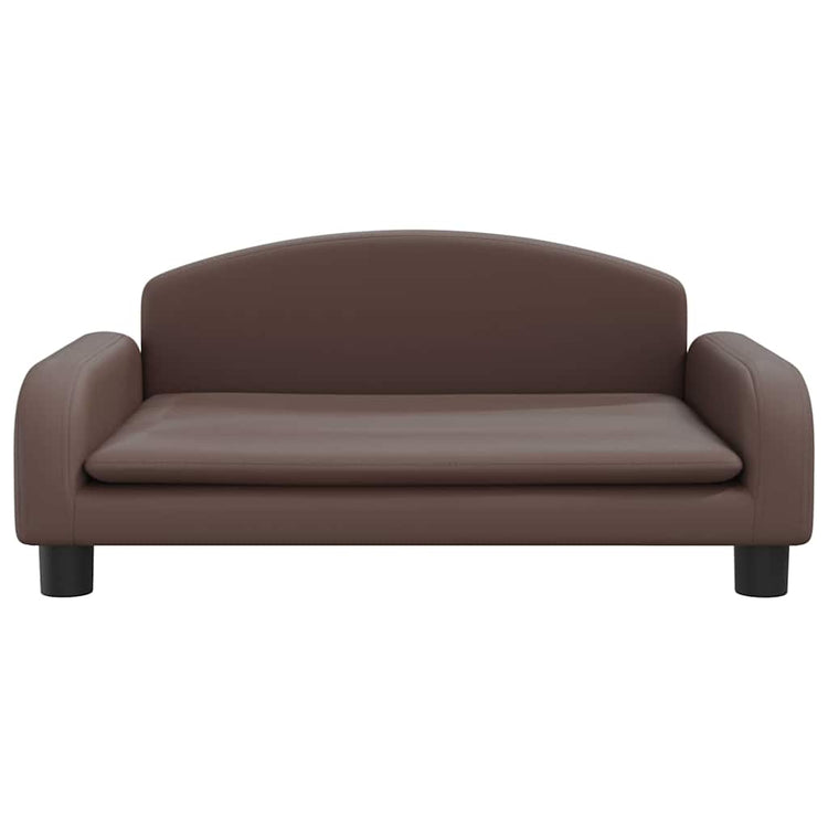 Vidaxl Hundekorb 70x45x30 cm künstliches Lederbraun