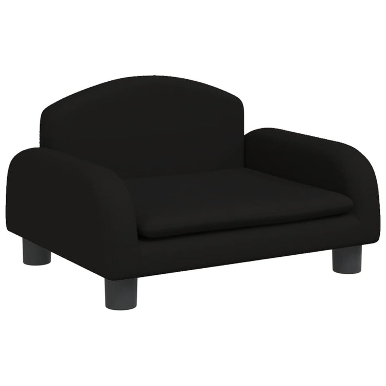 Vidaxl Hundekorb 50x40x30 cm Stoff schwarz