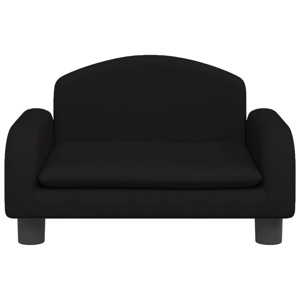 Vidaxl Hundekorb 50x40x30 cm Stoff schwarz