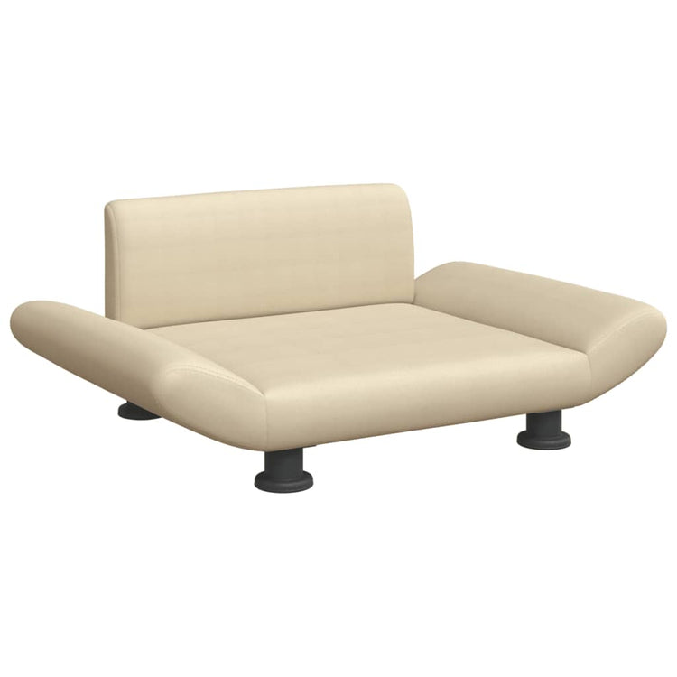 Vidaxl Hundekorb 70x45x28 cm Stoffcreme -Colored