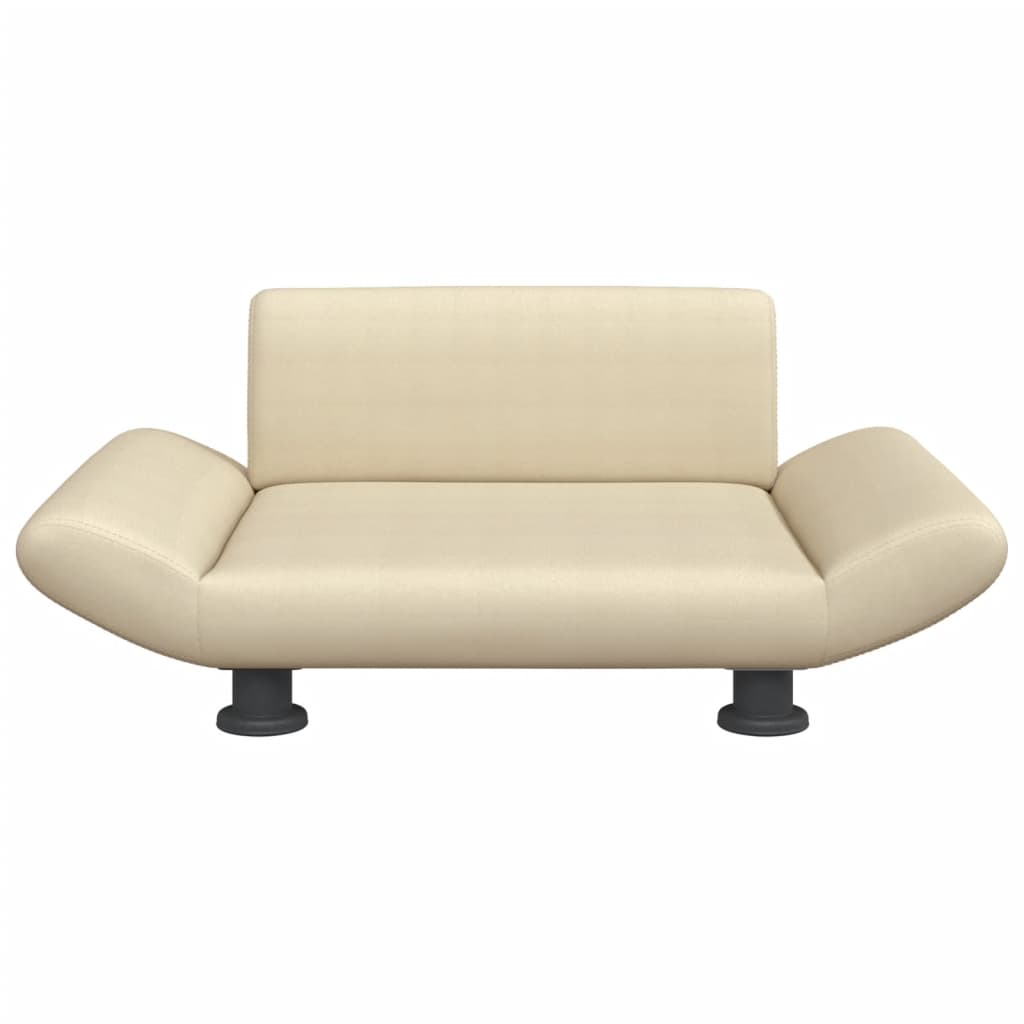 Vidaxl Hundekorb 70x45x28 cm Stoffcreme -Colored