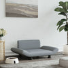 Vidaxl Hundekorb 70x45x28 cm Stoff hellgrau