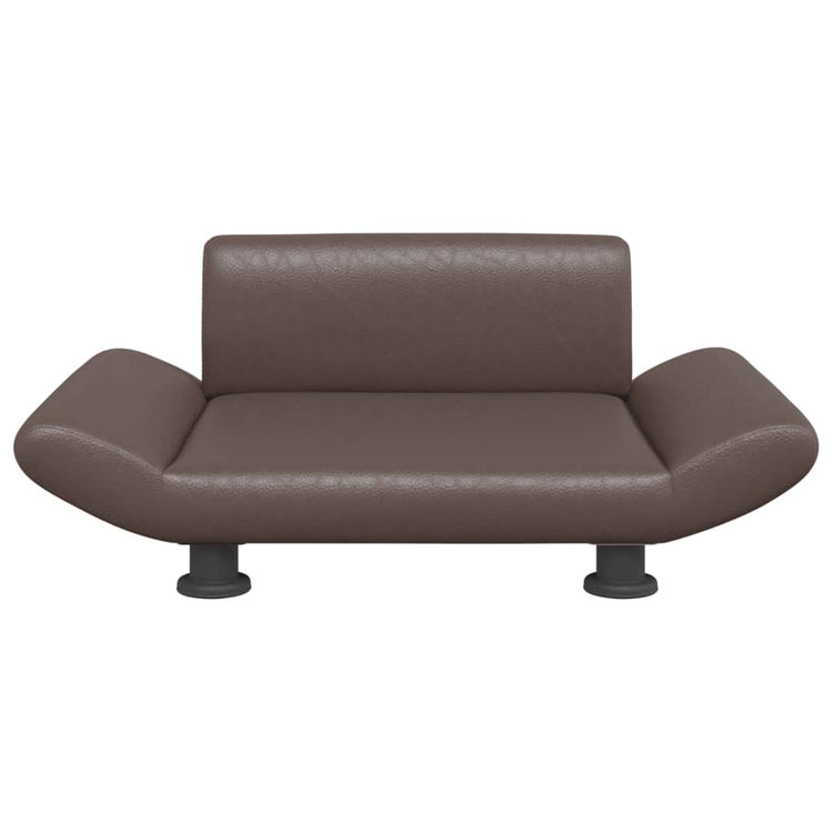 Vidaxl Hundekorb 70x45x28 cm künstliches Lederbraun