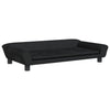 Vidaxl Hundekorb 100x50x21 cm Samt Schwarz