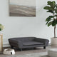 Vidaxl Hundekorb 70x48x22 cm Samt dunkelgrau