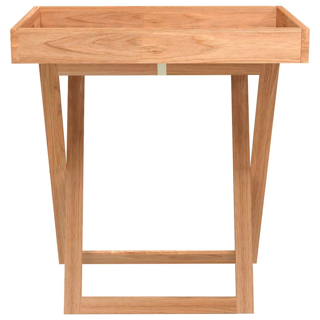 VIDAXL -Tabletttabelle zusammenklappbar 52x36x56,5 cm Walnussholz