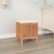 Vidaxl Badezimmerhocker 40,5 x 40 x 52 cm Festes Walnussholz