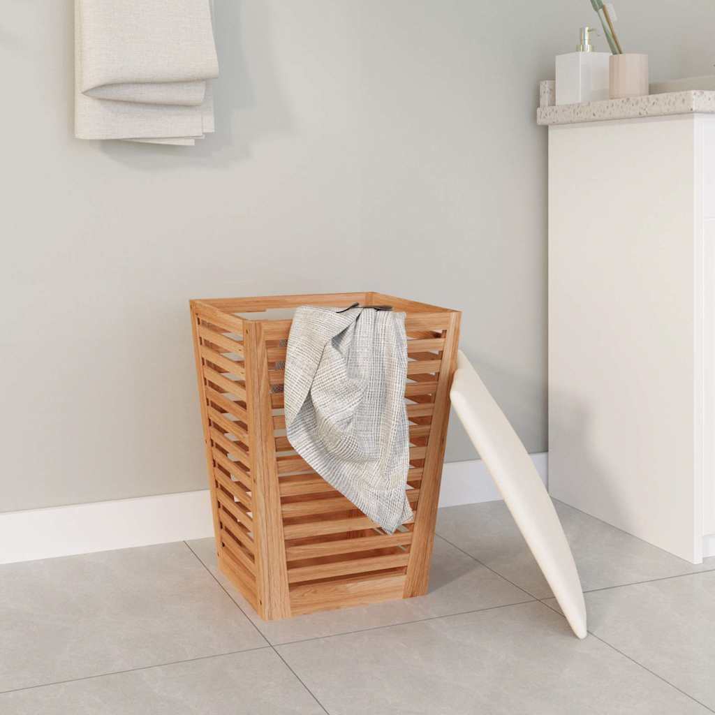 Vidaxl Badezimmerhocker 40,5 x 40,5 x 56 cm Festes Walnussholz