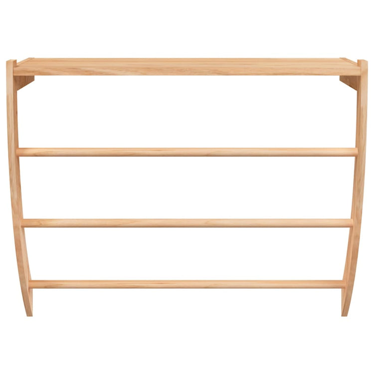 Vidaxl -Handtuchregal 60x25.5x49 cm Festes Walnussholz