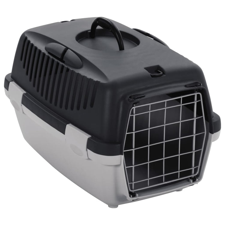 VIDAXL -Reisekorb 48x32x31 cm Polypropengrau und Schwarz
