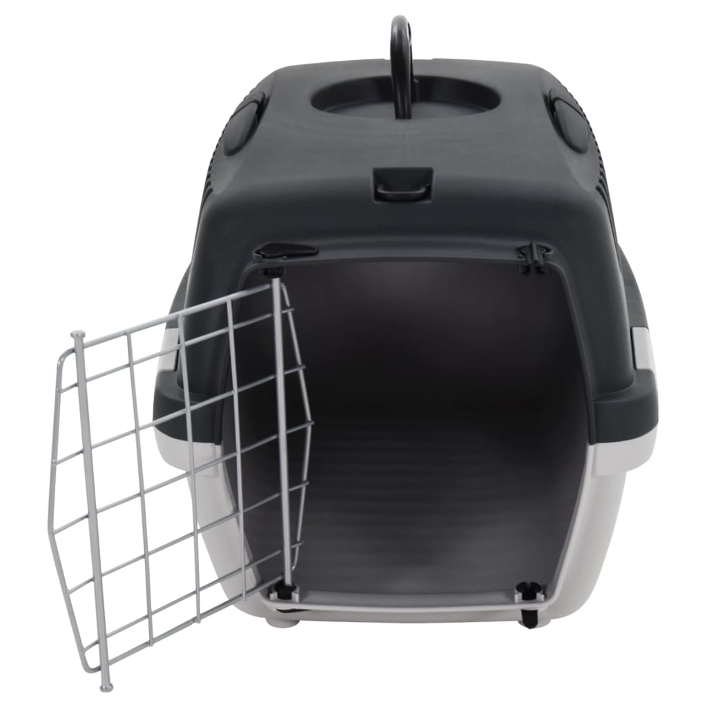 VIDAXL -Reisekorb 48x32x31 cm Polypropengrau und Schwarz