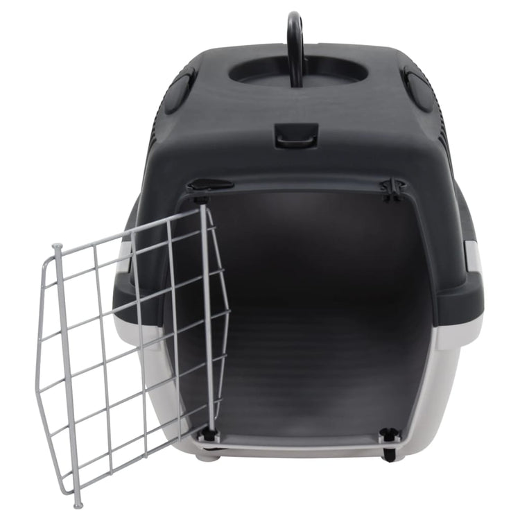 VIDAXL -Reisekorb 48x32x31 cm Polypropengrau und Schwarz