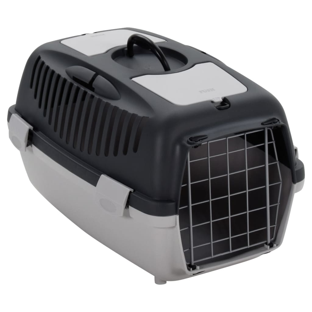 VIDAXL -Reisekorb 55x36x35 cm Polypropengrau und Schwarz