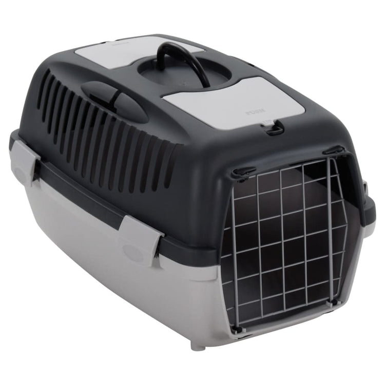 VIDAXL -Reisekorb 55x36x35 cm Polypropengrau und Schwarz