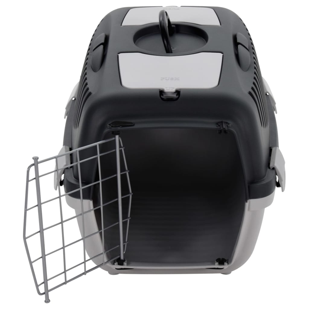 VIDAXL -Reisekorb 55x36x35 cm Polypropengrau und Schwarz