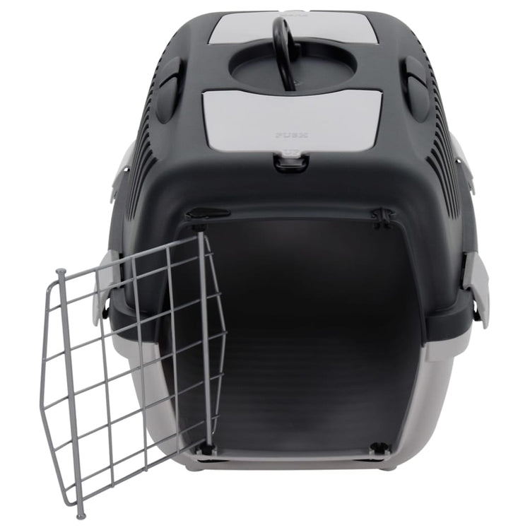 VIDAXL -Reisekorb 55x36x35 cm Polypropengrau und Schwarz