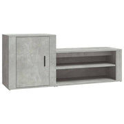 Vidaxl Schuhschrank 130x35x54 cm verarbeiteter Holzbetonpreis - afbeelding 2