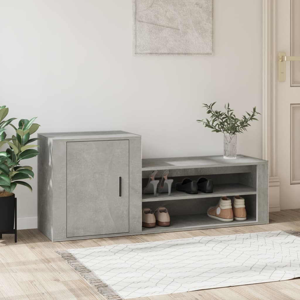 Vidaxl Schuhschrank 130x35x54 cm verarbeiteter Holzbetonpreis