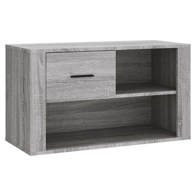 VIDAXL -Schuhschrank 80x35x45 cm Propertiertes Holzgrau Sonoma