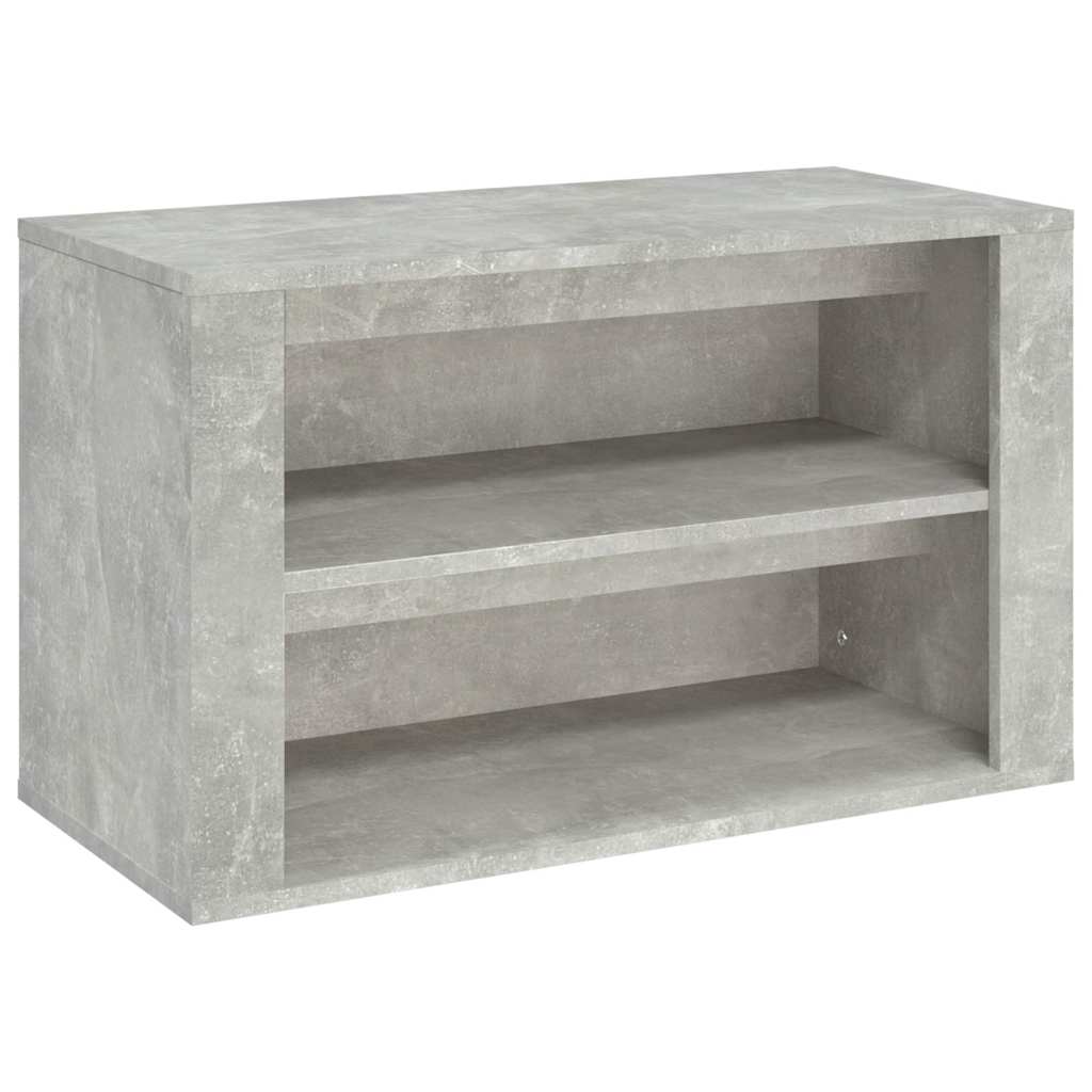 VIDAXL -Schuhschrank 75x35x45 cm verarbeiteter Holzbetonglijs