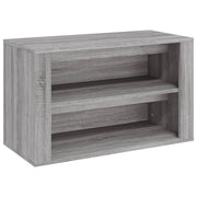 VIDAXL -Schuhregal 75x35x45 cm Eigenschaft Holzgrau Sonoma Eiche Farbe - afbeelding 2