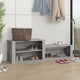 VIDAXL -Schuhschrank 150x35x45 cm propertiertes Holzgrau Sonoma