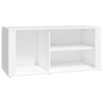 VIDAXL -Schuhschrank 100x35x45 cm propertiertes Holz weiß
