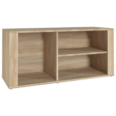 VIDAXL -Schuhschrank 100x35x45 cm propertiertes Holz Sonoma Eiche gefärbt