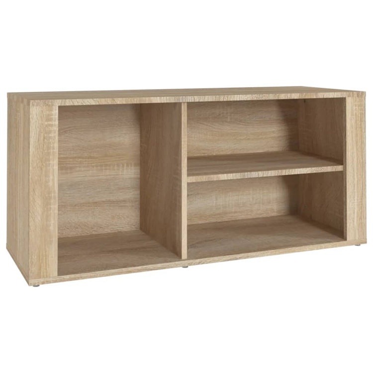 VIDAXL -Schuhschrank 100x35x45 cm propertiertes Holz Sonoma Eiche gefärbt