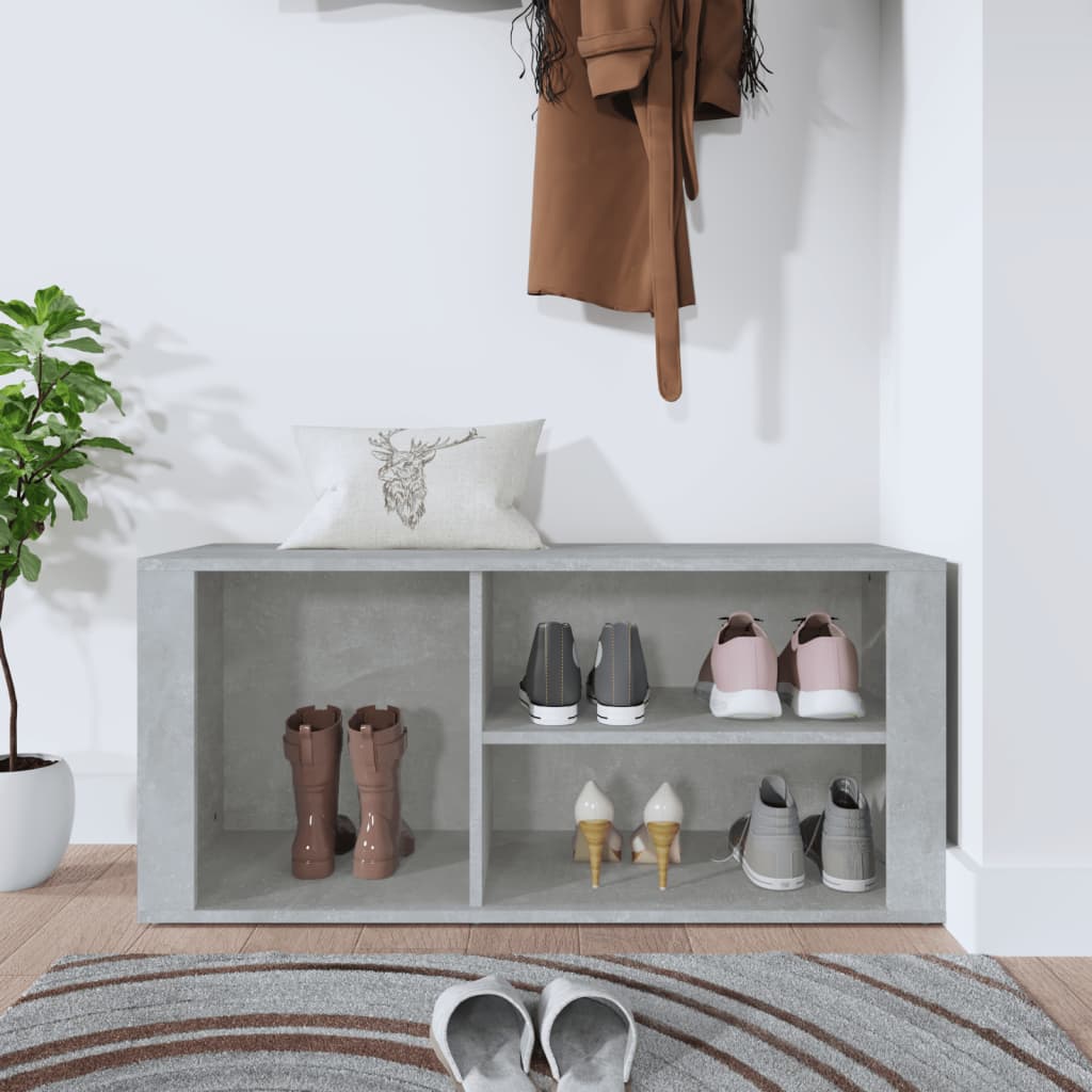 Vidaxl Schuhschrank 100x35x45 cm bearbeiteter Holzbetonpreis